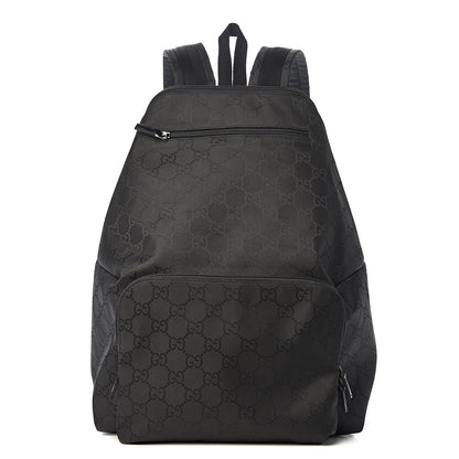Gucci Nylon Monogram Medium Backpack Black 1 of 10