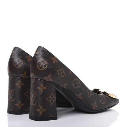 Louis Vuitton Monogram Madeleine Pumps 37 4 of 10
