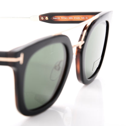 Tom Ford Alex Squared Sunglasses TF541 Black 5 of 8