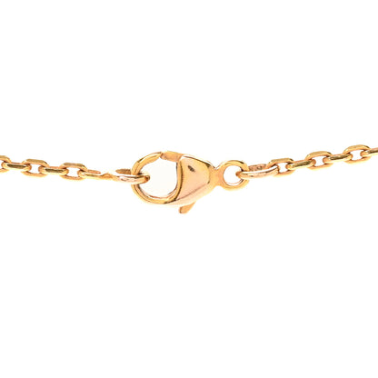Hermes Lacquered Rose Gold Mini Pop H Pendant Necklace Rose Dragee 6 of 7