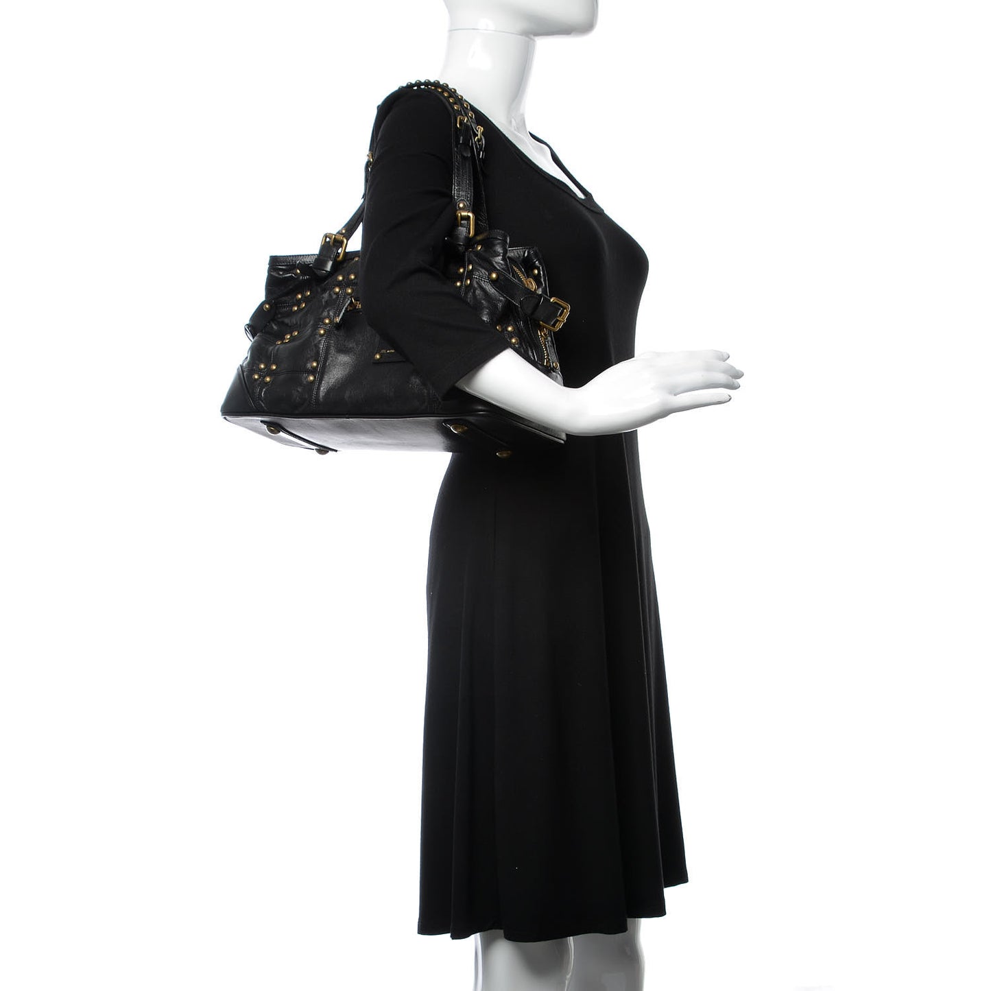 Lambskin Riveting Black