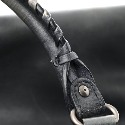 Balenciaga Used Calfskin Silver Hardware Neo Classic City Navy 10 of 18