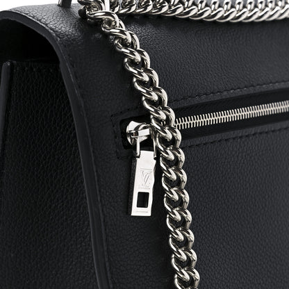 Louis Vuitton Soft Calfskin Mylockme Chain Bag BB Black 8 of 12