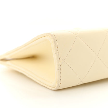 Chanel Lambskin Quilted Evening By The Sea Clutch White 9 of 12