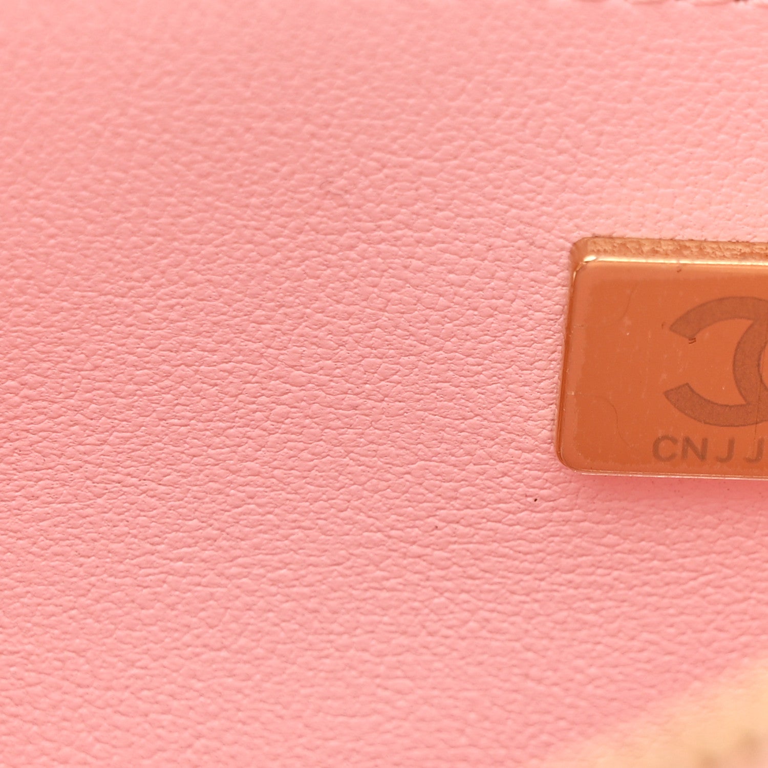 Chanel Lambskin Quilted Large CC In Love Heart Bag Light Pink 7 of 11