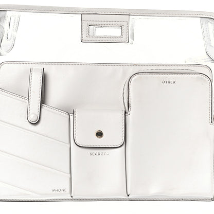 Fendi TPU Vitello Grace Pequin Pocket Medium Peekaboo Defender White 11 of 13