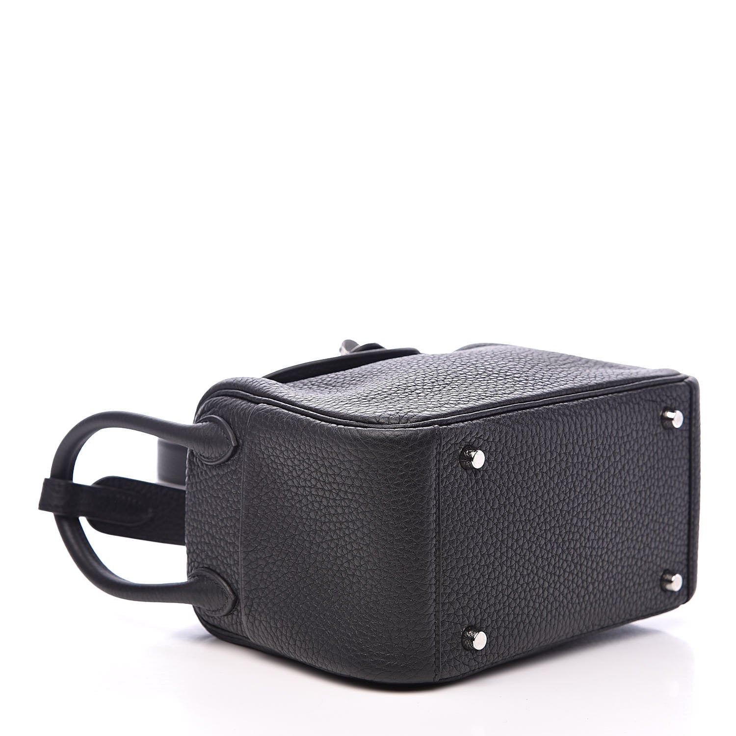 Hermes Taurillon Clemence Mini Lindy 20 Black 4 of 9