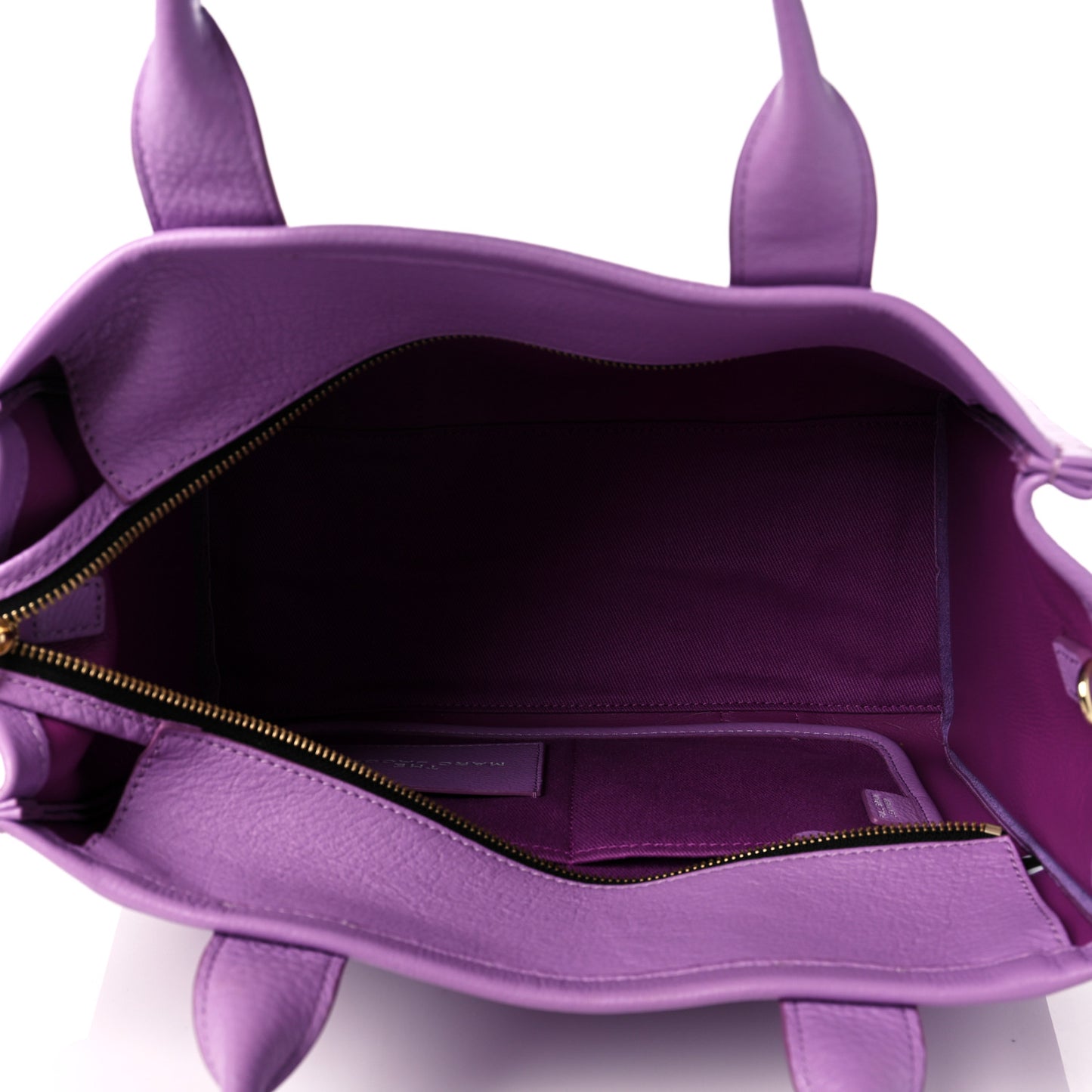 Grained Calfskin Medium The Tote Bag Regal Orchid