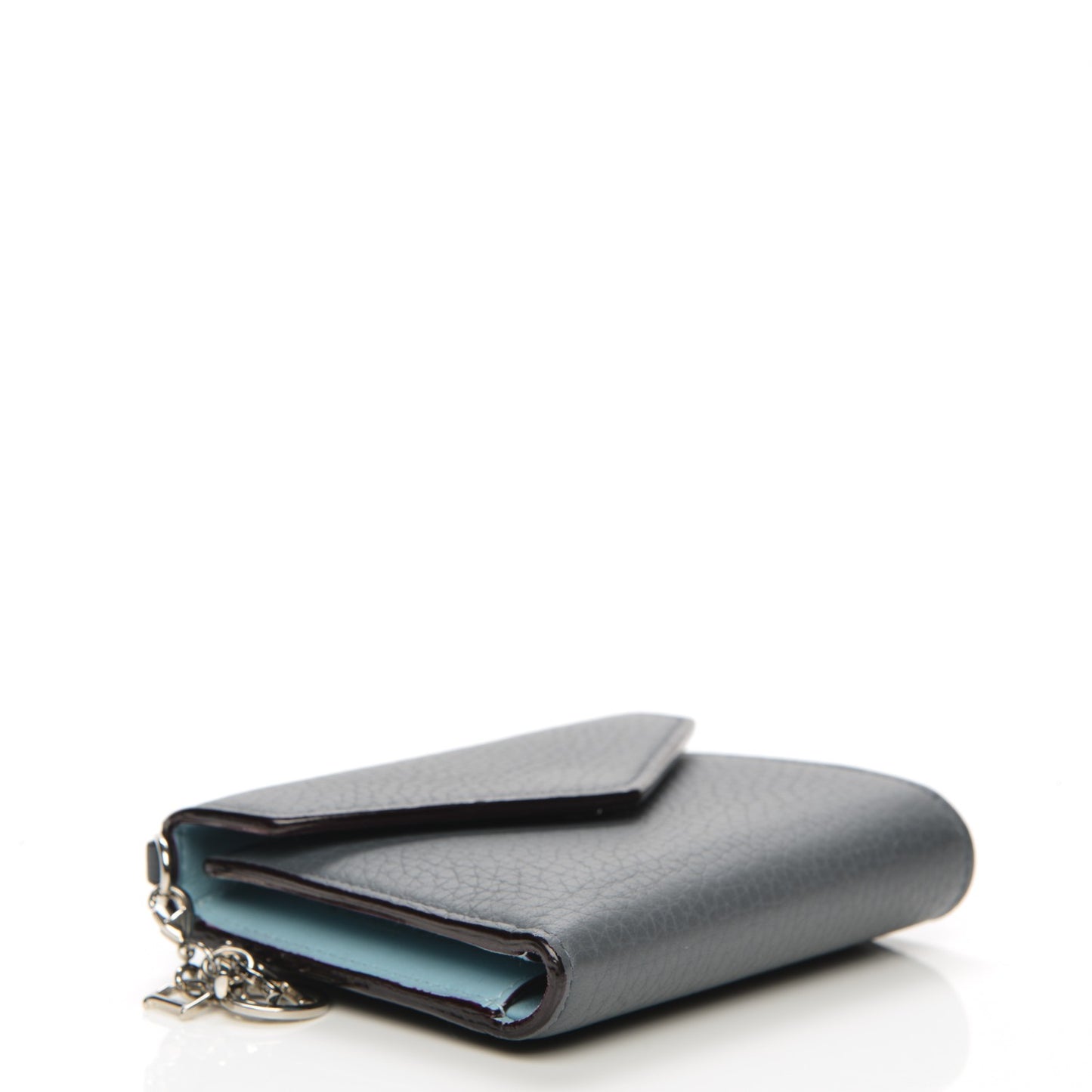 Bullcalf Diorissimo Medium Envelope Wallet Grey Blue