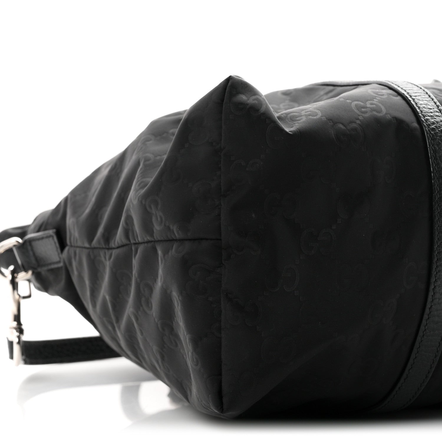 Gucci Nylon Monogram Tote Black 9 of 11