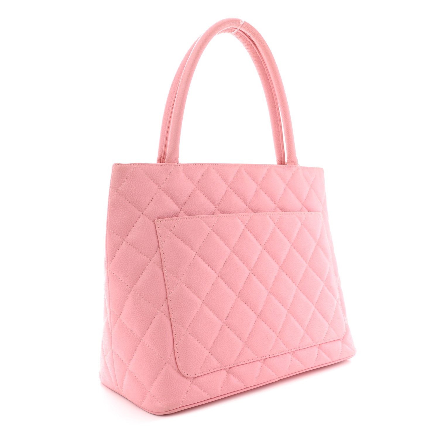 Chanel Caviar Medallion CC Tote Light Pink 3 of 13