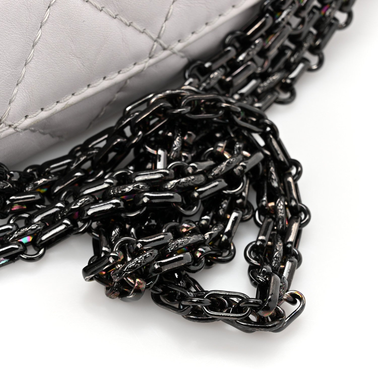 Chanel Aged Calfskin Quilted 2.55 Reissue 226 Flap White 15 of 15
