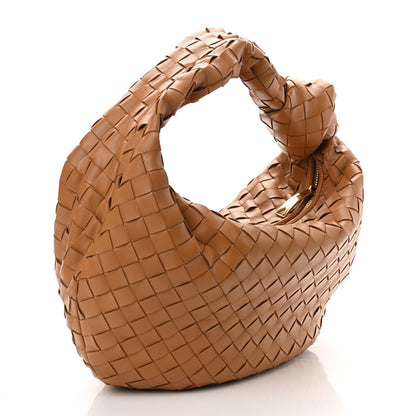 Bottega Veneta Nappa Intrecciato Teen Jodie Hobo Caramel 3 of 8