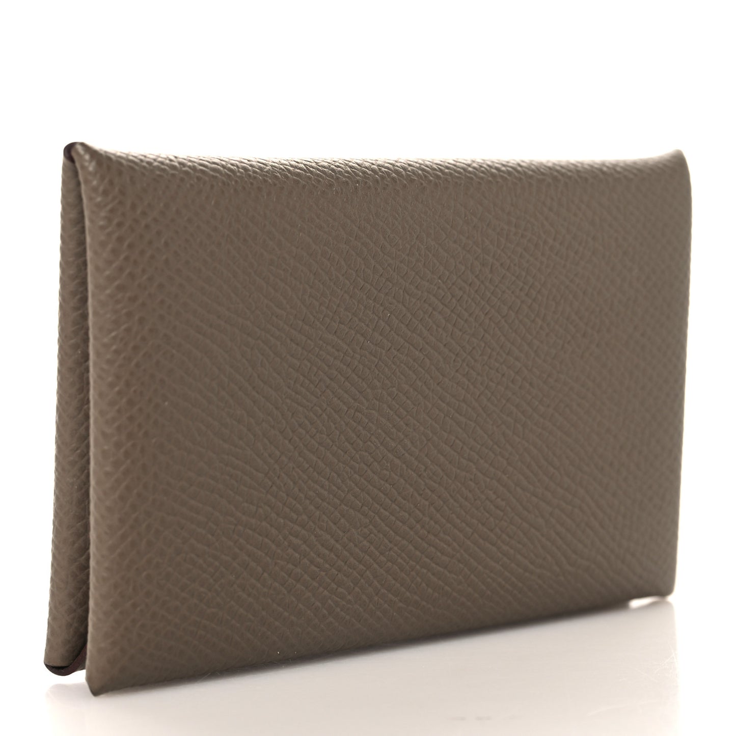 Epsom Calvi Card Case Etoupe