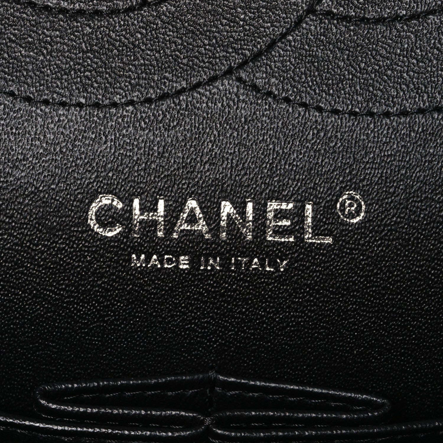 Chanel Lambskin Chevron Quilted Jumbo Double Flap So Black 6 of 11