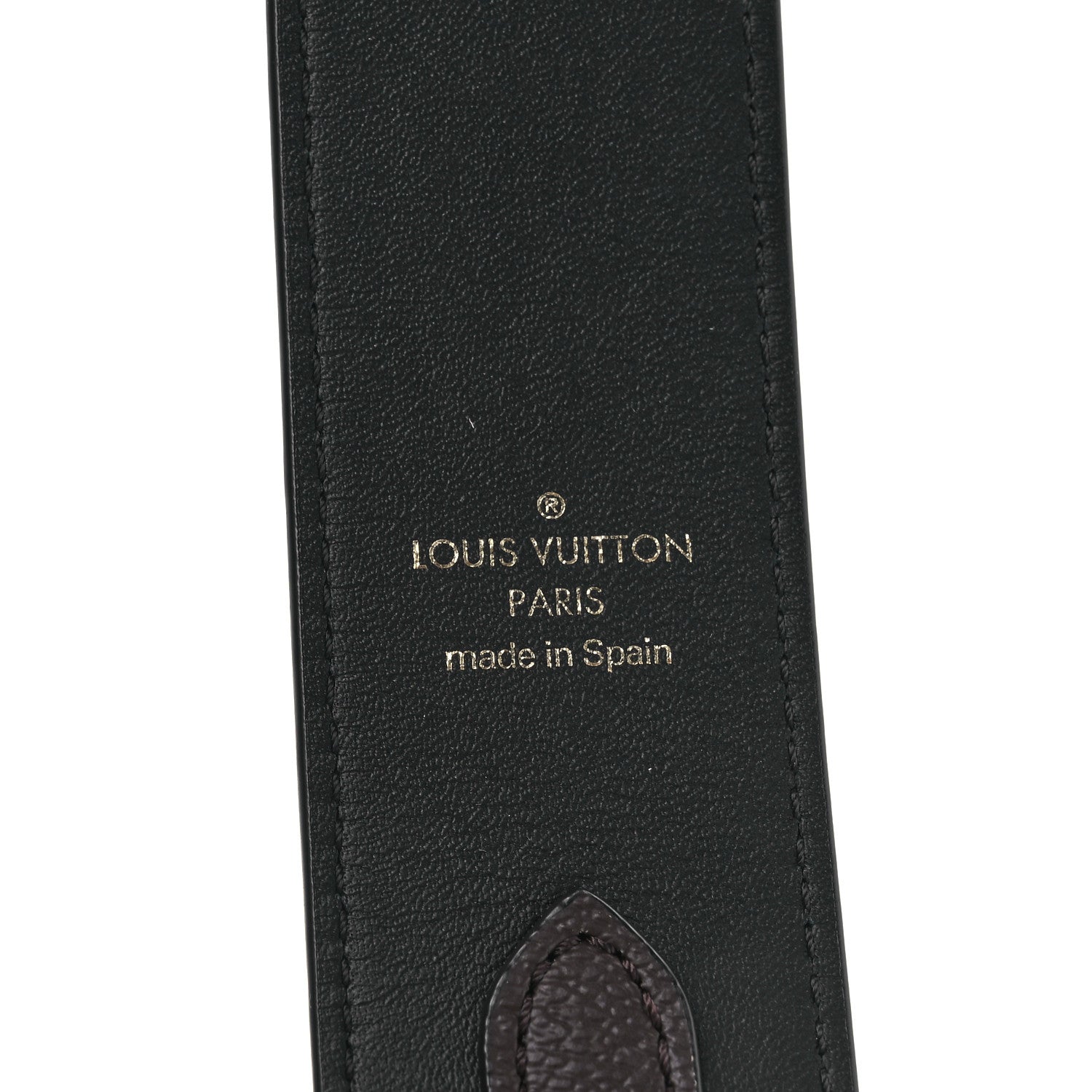 Louis Vuitton Monogram Bandouliere Shoulder Strap Black 4 of 4