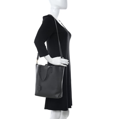 Saint Laurent Calfskin Toy Shopping Tote Earth Grey 2 of 13