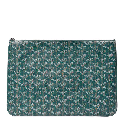 Goyard Goyardine Senat Pochette MM Green 1 of 8