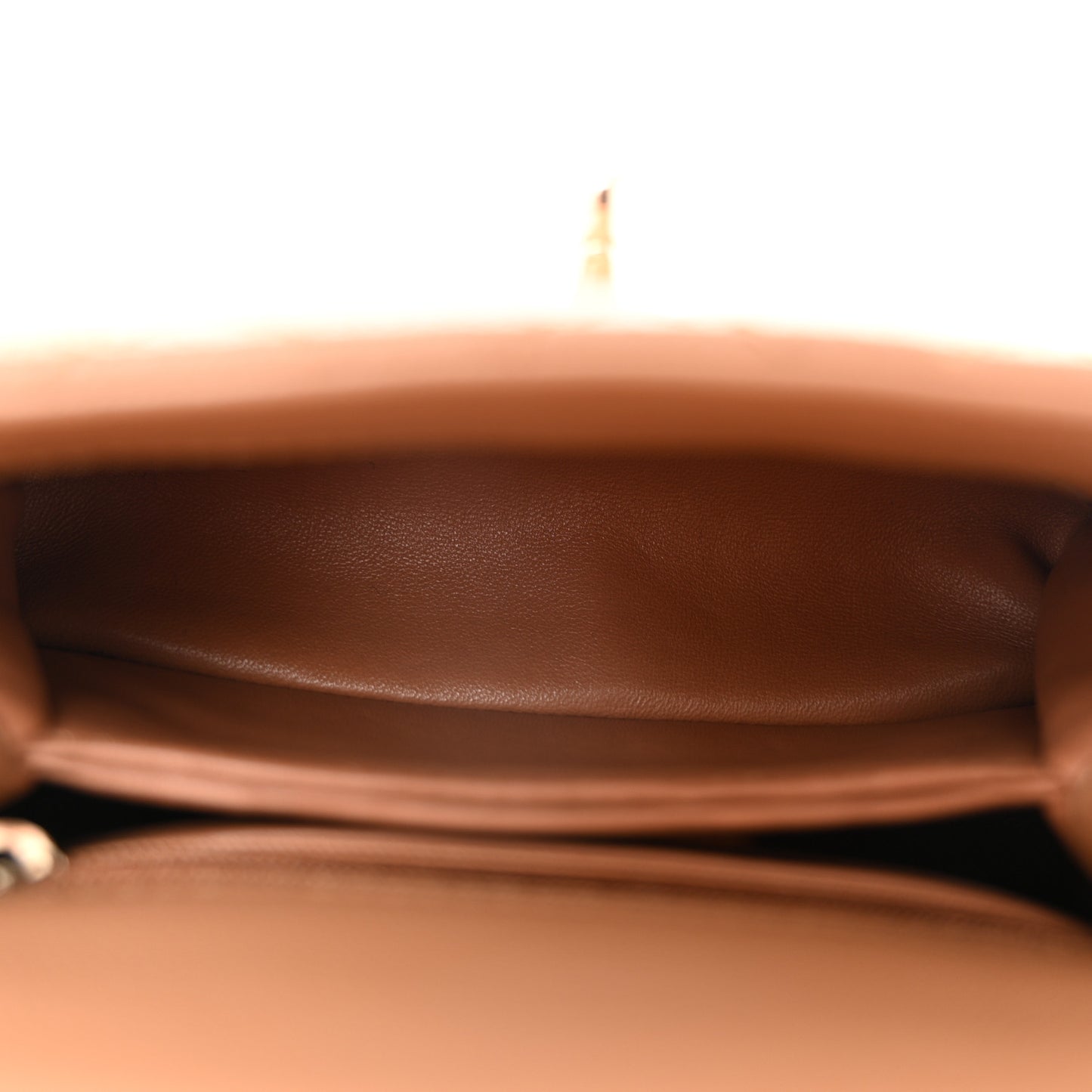 Caviar Quilted Extra Mini Coco Handle Flap Brown