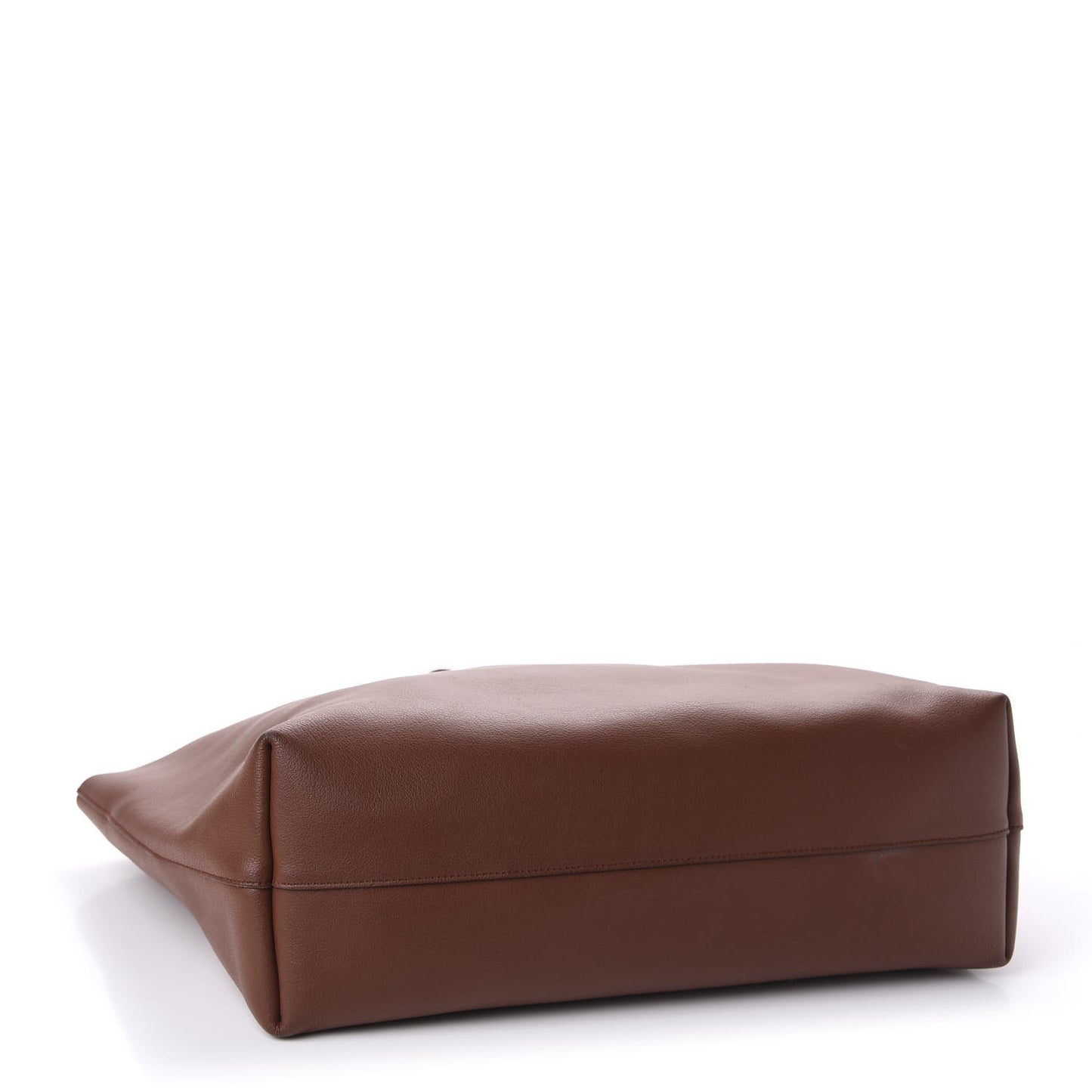 Calfskin Large Shopping Tote Cognac
