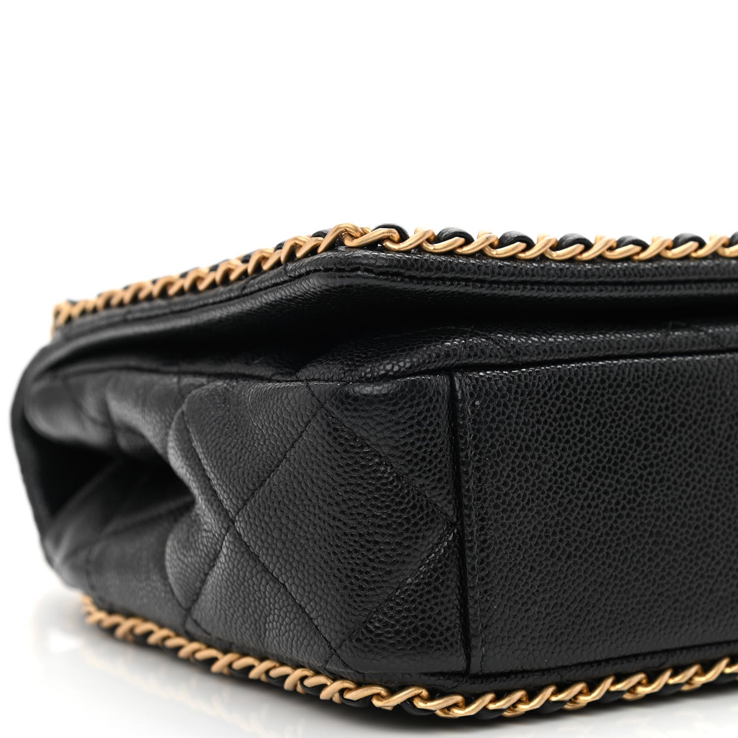 Chanel Caviar Quilted Never Ending Chain Flap Black 9 of 11
