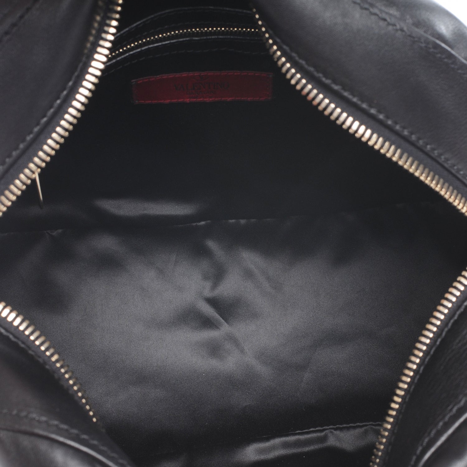Valentino Garavani Nappa Studded Rosette Bowler Black 5 of 7