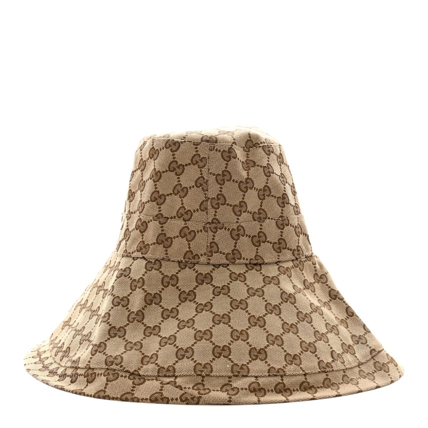 Monogram Wide Brim Hat S Beige
