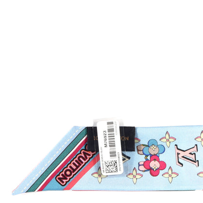 Louis Vuitton Silk Monogram Astro Gemini BB Bandeau Blue 3 of 3