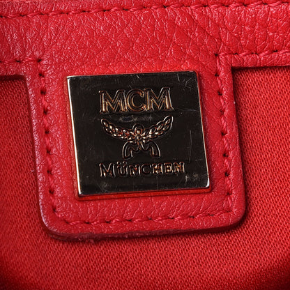 MCM Visetos Medium Sprinkle Stud Stark Backpack Corail 7 of 17