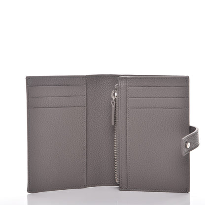 Saint Laurent Grained Calfskin Sac De Jour Compact Wallet Fog 5 of 8