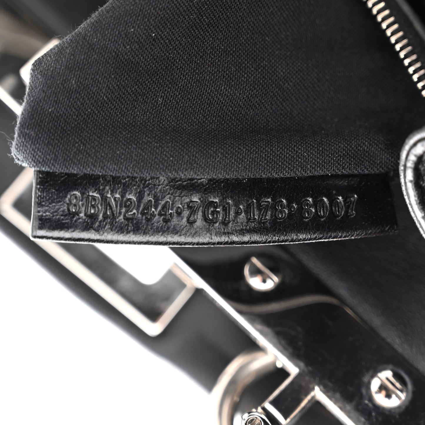Nappa Lace Up Mini Peekaboo Iconic Satchel Black