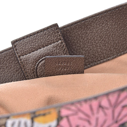 Gucci Soft GG Supreme Monogram Bengal Medium Crossbody Tote Beige Pink 7 of 10