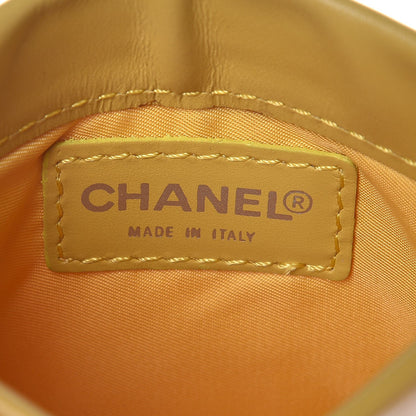 Chanel Nylon Travel Ligne Coin Pouch Yellow 6 of 7