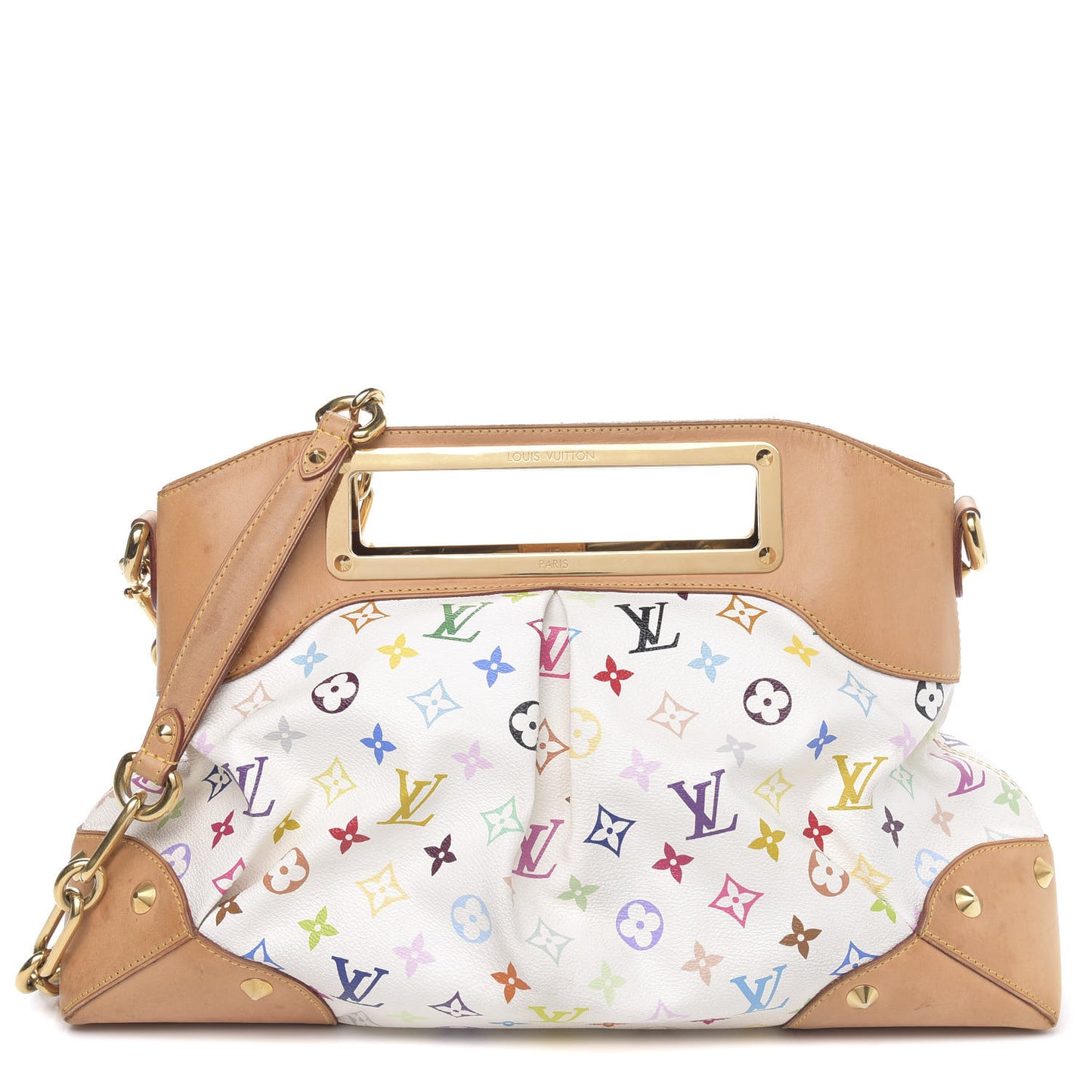 Monogram Multicolor Judy GM White
