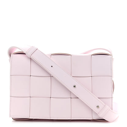 Bottega Veneta Lambskin Maxi Intrecciato Cassette Crossbody Bag Bliss Washed 1 of 9