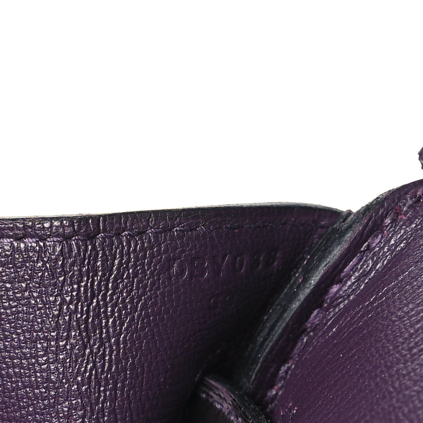 Togo Matte Alligator Birkin Touch 30 Raisin Prunoir