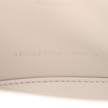 Balenciaga Shiny Box Calfskin Hourglass Top Handle Bag XS Chalky White 8 of 19