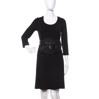 Versace Nylon Palazzo Medusa Belt Bag Black 2 of 8