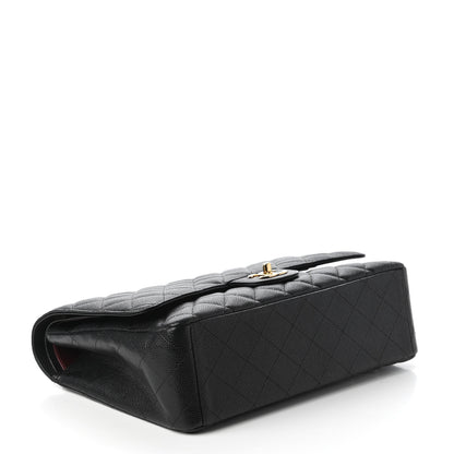 Chanel Caviar Quilted Maxi Double Flap Black 4 of 11