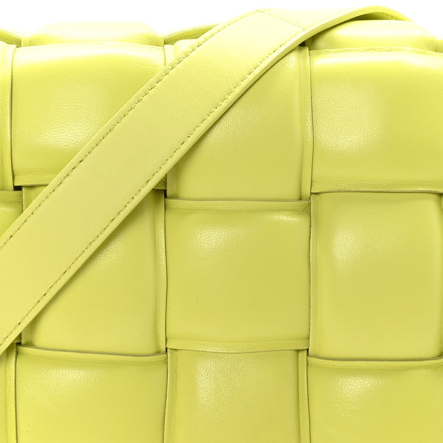 Bottega Veneta Nappa Maxi Intrecciato Padded Cassette Crossbody Bag Seagrass 7 of 9