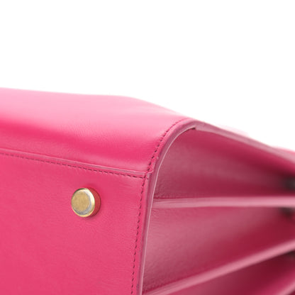 Saint Laurent Calfskin Small Sac De Jour Lipstick Fuchsia 11 of 17
