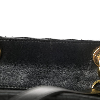 Christian Dior Lambskin Cannage Large Lady Dior Black 16 of 16