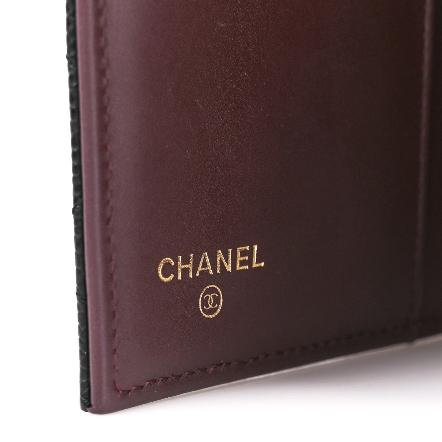 Caviar Quilted Large Flap Wallet Black