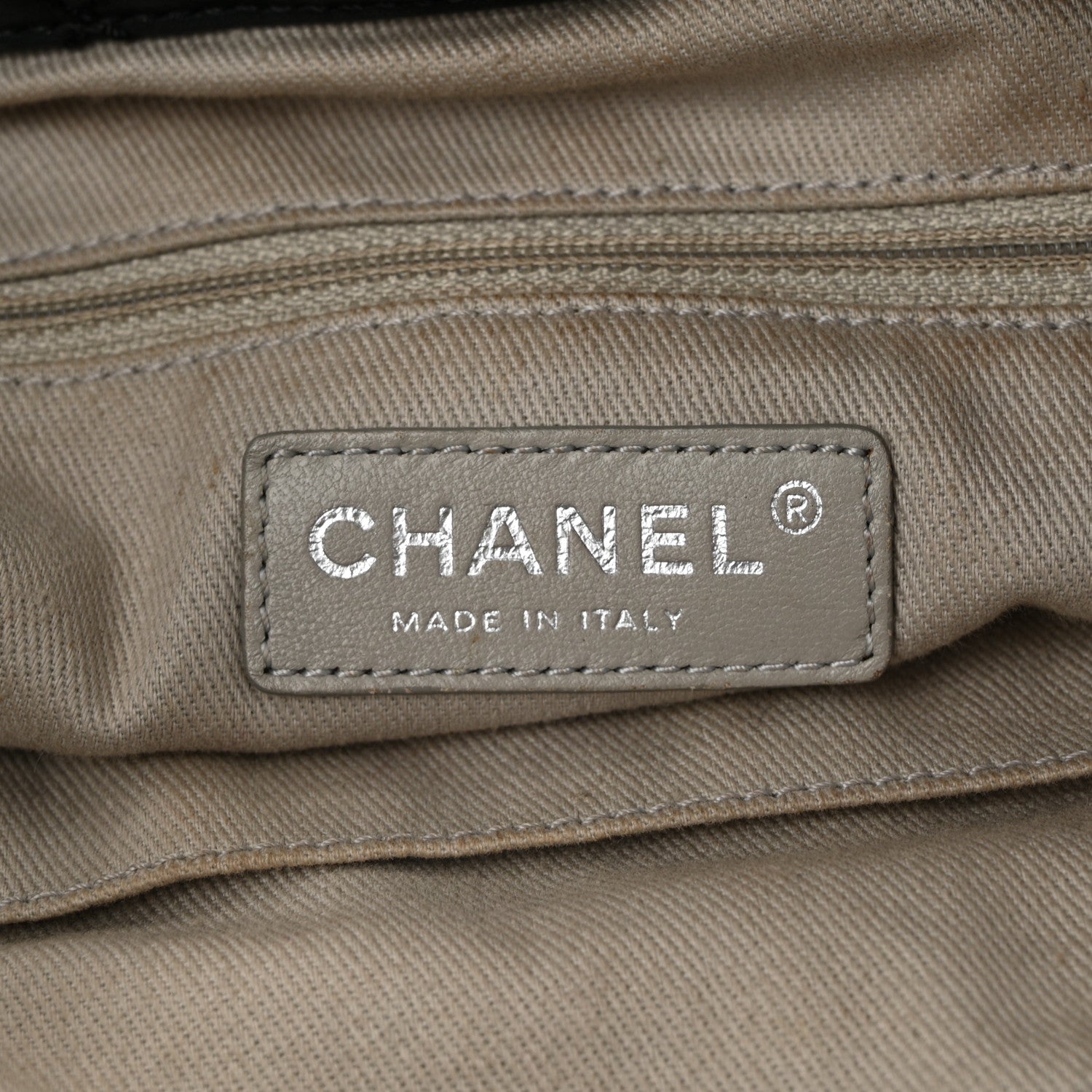 Chanel Iridescent Calfskin Quilted Small Sea Hit Tote Black 6 of 10