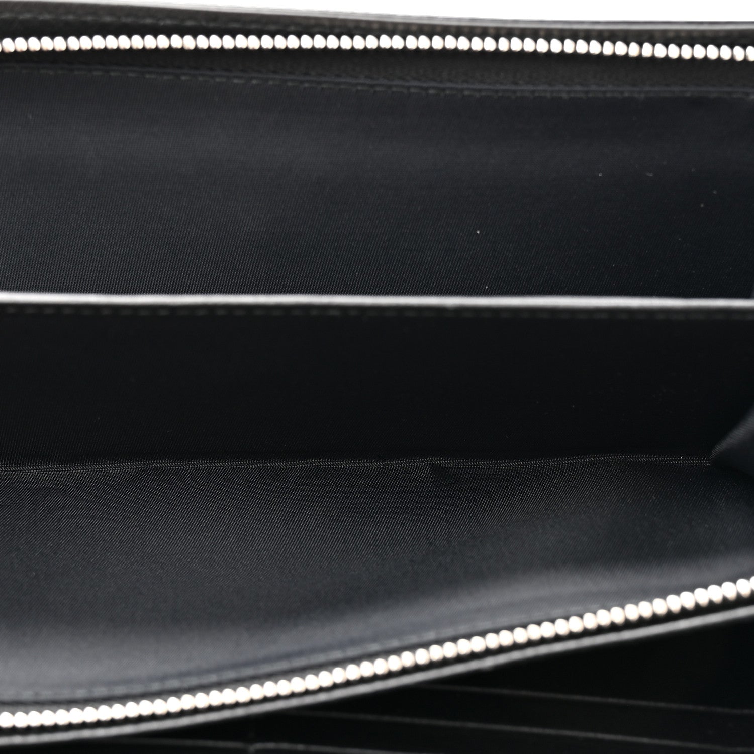 Christian Dior Patent Lambskin Cannage Lady Dior Rendezvous Wallet On Chain Black 6 of 12