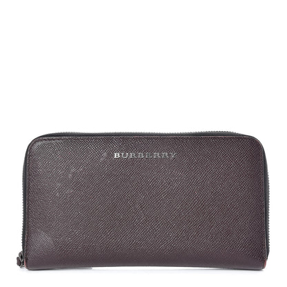 Burberry London Calfskin Elmore Zip Around Wallet Wine 1 of 12