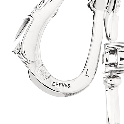 Bulgari 18K White Gold Diamond Divas' Dream Drop Earrings 6 of 6