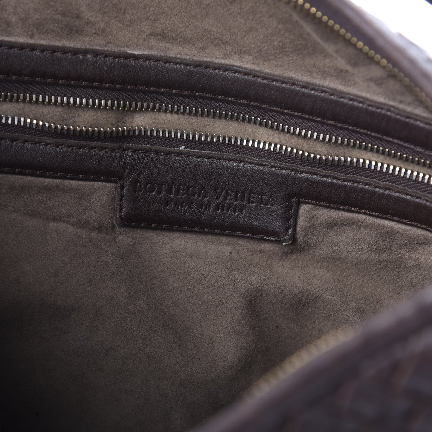 Nappa Intrecciato Large Veneta Hobo Brown Coffee