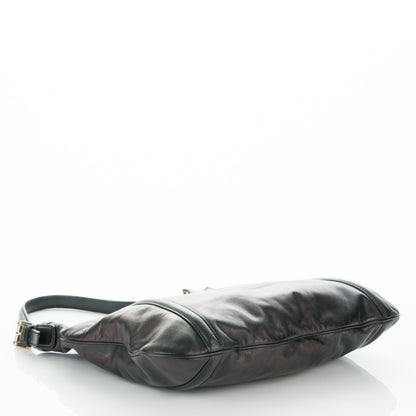 Gucci Calfskin Medium Britt Hobo Black 4 of 7