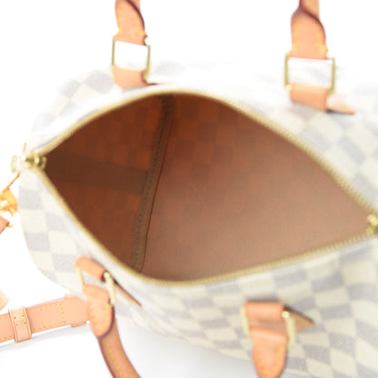 Louis Vuitton Damier Azur Speedy Bandouliere 25 7 of 10